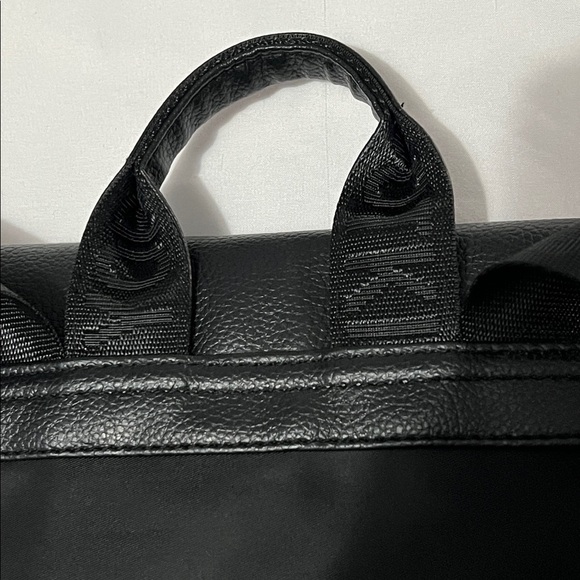 Botkier Black Vinyl Trigger Backpack